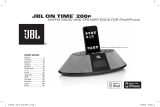 JBL On Time 200P Руководство пользователя