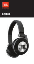 JBL Synchros E40BT Black (E40BTBLK) Руководство пользователя