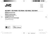 JVC KD-R492 + USB 8Gb Руководство пользователя