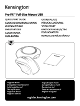 Kensington K72369EU Pro Fit Wired Mouse Инструкция по эксплуатации