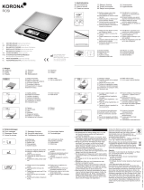 Korona Kitchen scale Rosi Инструкция по эксплуатации