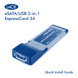 LaCie eSATA/USB Card Инструкция по установке