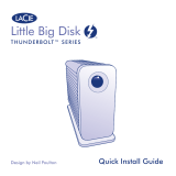 LaCie Little Big Disk Thunderbolt™ Series Руководство пользователя