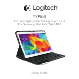 Logitech Type - S keyboard case for Samsung Galaxy Tab S 10.5 Руководство пользователя