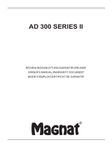 Magnat Audio AD 300 Series II Инструкция по применению