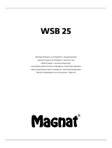 Magnat WSB 25 Инструкция по применению