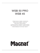 Magnat WSB 50 PRO Руководство пользователя