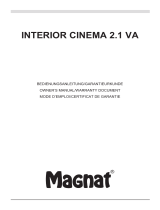 Magnat Audio INTERIOR CINEMA 2.1 VA Инструкция по применению
