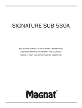 Magnat Signature Sub 530A Инструкция по применению
