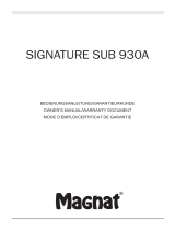 Magnat Signature Sub 930A Инструкция по применению