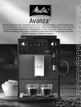 Melitta Avanza 600 Serie Руководство пользователя