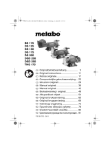 Metabo DS 175 Инструкция по применению