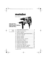 Metabo KHE 28 Plus Инструкция по применению