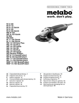 Metabo W 11-125 Quick Руководство пользователя