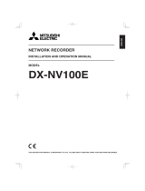 Mitsubishi DX-NV100E Руководство пользователя