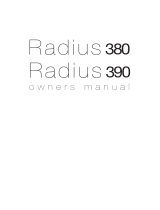 Monitor Radius 380 Руководство пользователя
