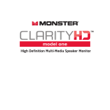 Monster CLARITYHD model one Спецификация