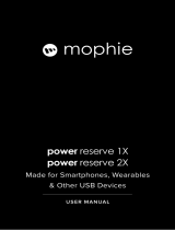 Mophie power reserve 2x Руководство пользователя