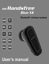 Mr. Handsfree blue XS Руководство пользователя
