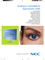 NEC SpectraView® 2090 Инструкция по применению
