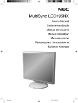 NEC MultiSync® LCD195NX Инструкция по применению