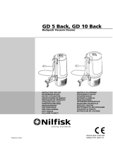 Nilfisk Alto GD 5 Back Руководство пользователя