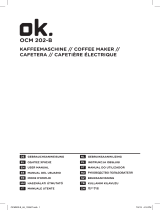 OK OCM 202 Kaffeemaschine Руководство пользователя