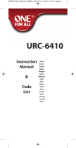 One For All URC 6410 Руководство пользователя