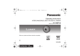 Panasonic H-H014E Инструкция по применению