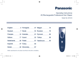Panasonic ER1610 Инструкция по применению