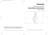 Panasonic ER-417 Инструкция по применению
