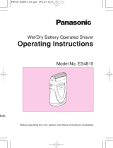 Panasonic ES4815 Инструкция по применению