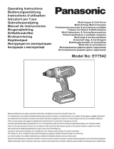 Panasonic EY7542 Инструкция по применению