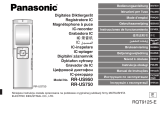 Panasonic RR US750 Инструкция по применению