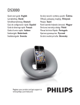 Philips Fidelio Docking speaker DS3000 Руководство пользователя