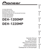 Pioneer DEH-1220MP Руководство пользователя