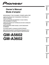 Pioneer GM-A5602 Руководство пользователя
