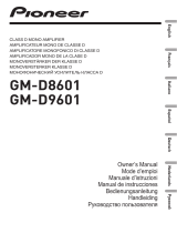 Pioneer GM-D9601 Руководство пользователя