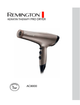 Remington Keratin Therapy Pro Dryer AC8000 Руководство пользователя
