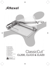 Rexel ClassicCut CL410 Guillotine Руководство пользователя