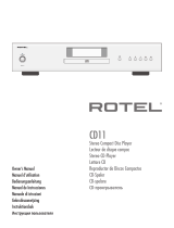Rotel CD11 Инструкция по применению