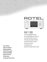 Rotel RAP-1580 Инструкция по применению