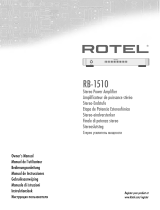 Rotel RB-1510 Инструкция по применению