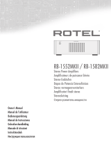 Rotel RB-1552MKII Инструкция по применению