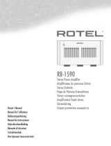 Rotel RB-1590 Инструкция по применению