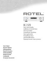 Rotel RC-1570 Инструкция по применению