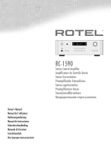 Rotel RC-1590 Инструкция по применению