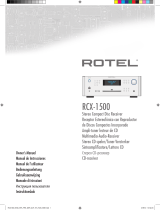 Rotel RCX-1500 Инструкция по применению