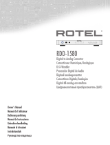 Rotel RDD-1580 Руководство пользователя