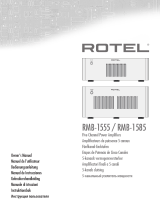 Rotel RMB-1555 Инструкция по применению